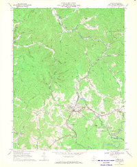 Cowen 1966 topographic map thumbnail