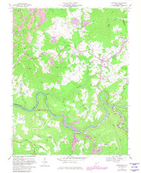 Craigsville 1966 topographic map thumbnail