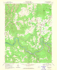 Craigsville 1966 topographic map preview