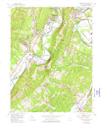 Cresaptown 1949 topographic map thumbnail