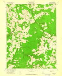 Cuzzart 1959 topographic map thumbnail