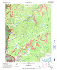 Davis 1995 topographic map thumbnail