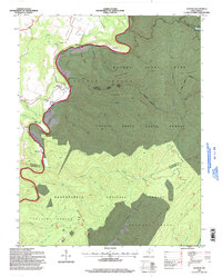 Denmar 1995 topographic map thumbnail