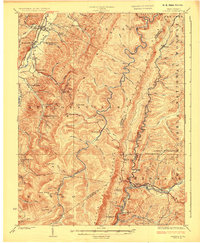 Durbin 1924 topographic map thumbnail
