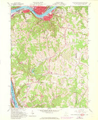 East Liverpool South 1960 topographic map thumbnail