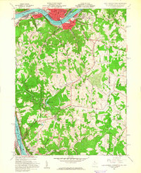 East Liverpool South 1960 topographic map thumbnail