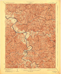 Elizabeth 1926 topographic map preview