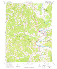 Elizabeth 1957 topographic map preview