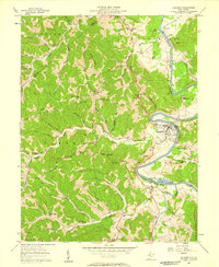 Elizabeth 1957 topographic map thumbnail