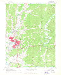 Elkins 1969 topographic map thumbnail