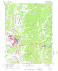 Elkins 1969 topographic map thumbnail