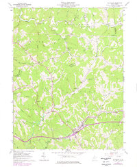 Ellenboro 1961 topographic map thumbnail