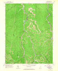 Eskdale 1965 topographic map thumbnail