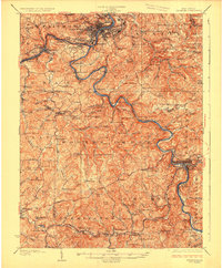 Fairmont 1926 topographic map thumbnail