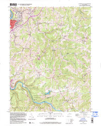 Fairmont East 1999 topographic map thumbnail