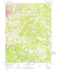 Fairmont East 1958 topographic map thumbnail
