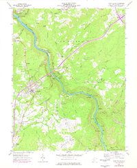 Fayetteville 1969 topographic map thumbnail