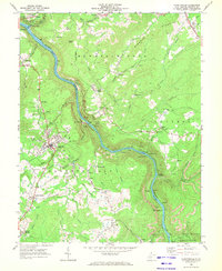 Fayetteville 1969 topographic map thumbnail