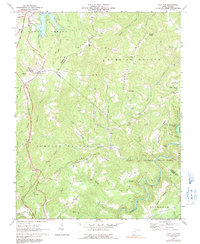 Flat Top 1968 topographic map thumbnail
