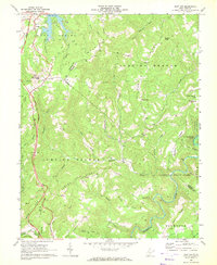 Flat Top 1968 topographic map thumbnail