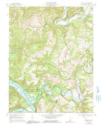 Forest Hill 1968 topographic map thumbnail