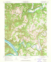 Forest Hill 1968 topographic map thumbnail