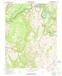 Fort Spring 1971 topographic map thumbnail