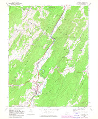 Franklin 1969 topographic map preview