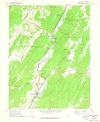 Franklin 1969 topographic map thumbnail