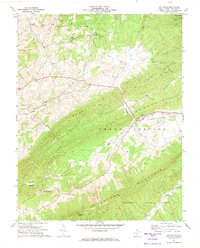 Gap Mills 1971 topographic map thumbnail