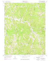 Garretts Bend 1958 topographic map thumbnail