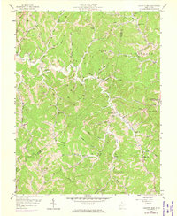 Garretts Bend 1958 topographic map thumbnail