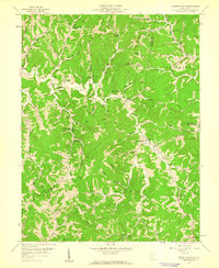 Garretts Bend 1958 topographic map thumbnail