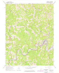 Gassaway 1965 topographic map thumbnail