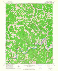 Gassaway 1965 topographic map thumbnail