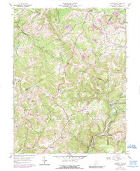 Gladesville 1960 topographic map thumbnail