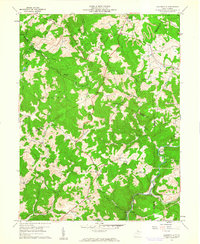 Gladesville 1960 topographic map thumbnail