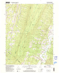 Glengary 1996 topographic map thumbnail