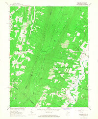 Glengary 1965 topographic map thumbnail