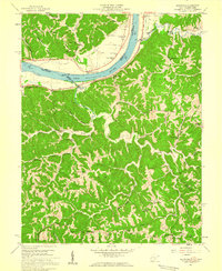 Glenwood 1958 topographic map thumbnail