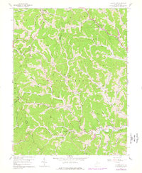 Glover Gap 1960 topographic map thumbnail