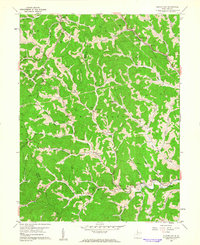 Glover Gap 1960 topographic map thumbnail