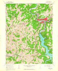 Grafton 1960 topographic map thumbnail