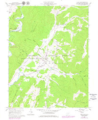 Green Bank 1960 topographic map thumbnail