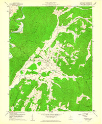 Green Bank 1960 topographic map thumbnail