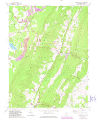 Greenland Gap 1967 topographic map thumbnail