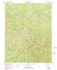 Griffithsville 1962 topographic map thumbnail