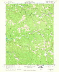 Hacker Valley 1967 topographic map thumbnail