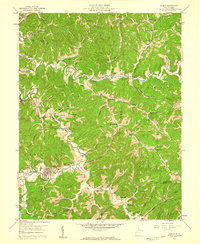 Hamlin 1958 topographic map thumbnail
