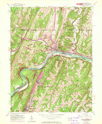 Hancock 1951 topographic map thumbnail